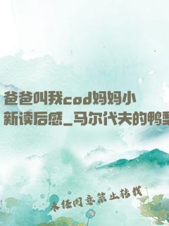 爸爸叫我cod妈妈小新读后感