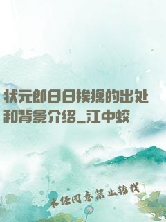 状元郎日日挨擒的出处和背景介绍