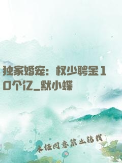 独家婚宠：权少聘金10个亿