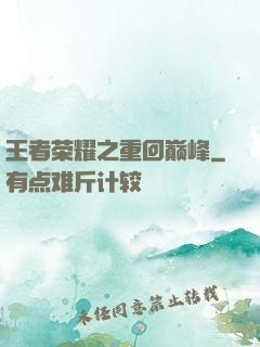 王者荣耀之重回巅峰