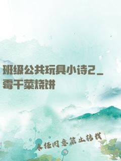 班级公共玩具小诗2