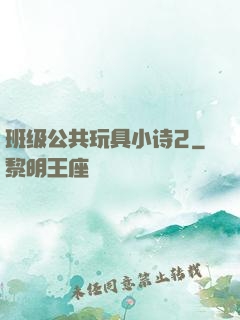 班级公共玩具小诗2