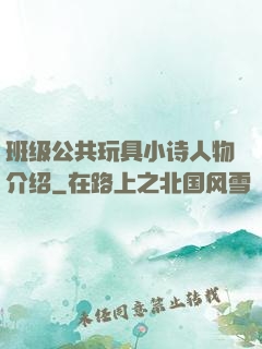 班级公共玩具小诗人物介绍