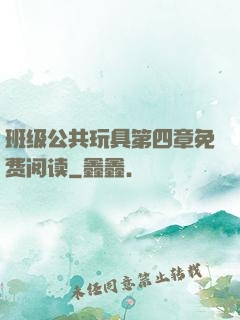 班级公共玩具第四章免费阅读