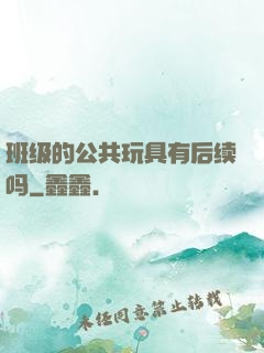 班级的公共玩具有后续吗