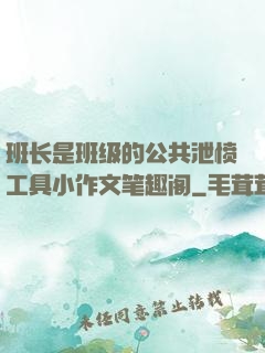 班长是班级的公共泄愤工具小作文笔趣阁