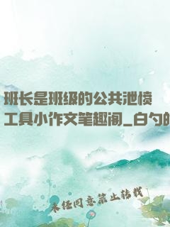 班长是班级的公共泄愤工具小作文笔趣阁