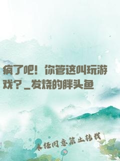 疯了吧！你管这叫玩游戏？