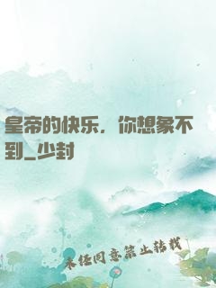 皇帝的快乐，你想象不到
