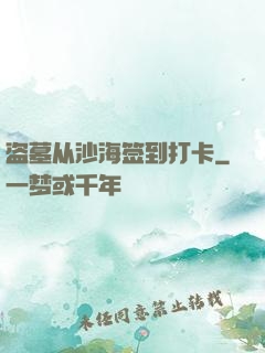 盗墓从沙海签到打卡