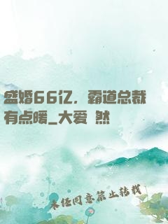 盛婚66亿，霸道总裁有点暖