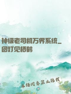神级老司机万界系统