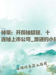神豪：开局抽超跑，十连抽上市公司