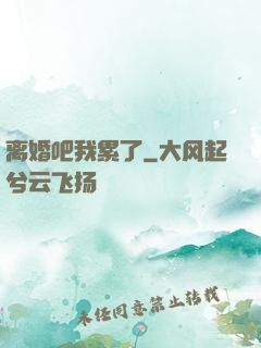 离婚吧我累了