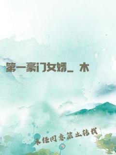 第一豪门女婿