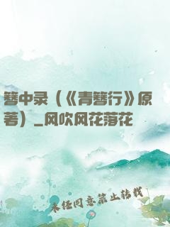 簪中录（《青簪行》原著）