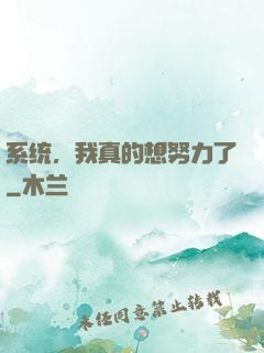 系统，我真的想努力了