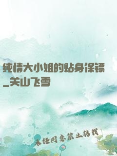 纯情大小姐的贴身保镖
