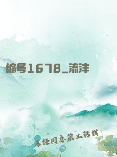 编号1678