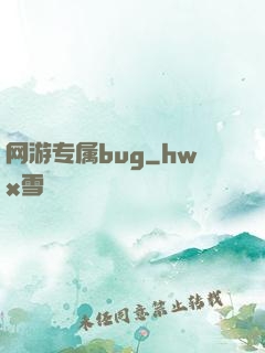 网游专属bug
