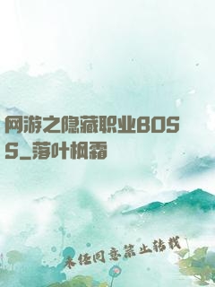 网游之隐藏职业BOSS
