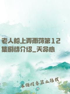老人船上弄雨荷第12集剧情介绍