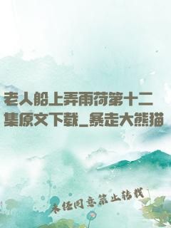 老人船上弄雨荷第十二集原文下载