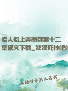 老人船上弄雨荷第十二集原文下载