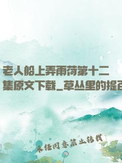 老人船上弄雨荷第十二集原文下载