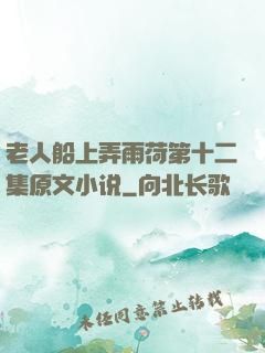 老人船上弄雨荷第十二集原文小说