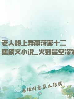 老人船上弄雨荷第十二集原文小说