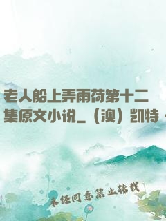 老人船上弄雨荷第十二集原文小说