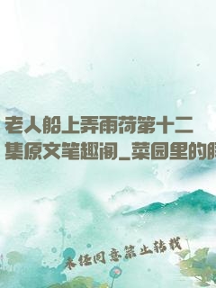 老人船上弄雨荷第十二集原文笔趣阁