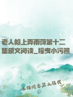 老人船上弄雨荷第十二集原文阅读