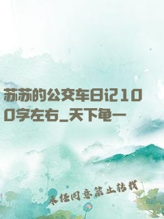 苏苏的公交车日记100字左右