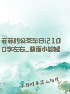 苏苏的公交车日记100字左右