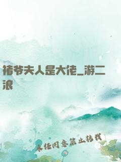 褚爷夫人是大佬