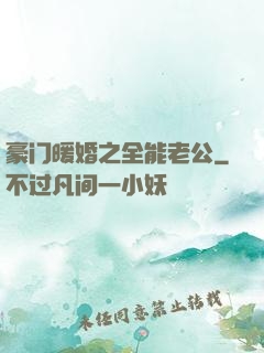 豪门暖婚之全能老公