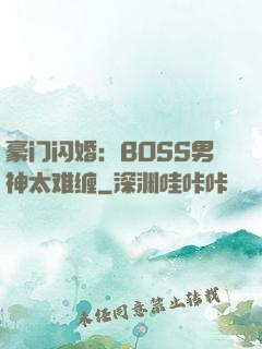 豪门闪婚：BOSS男神太难缠