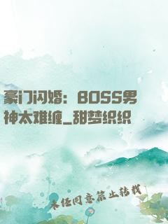 豪门闪婚：BOSS男神太难缠