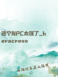 这个NPC太强了