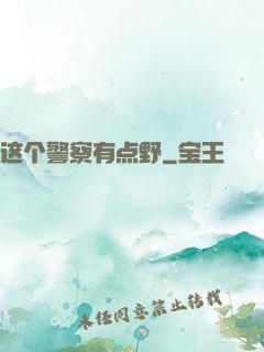 这个警察有点野