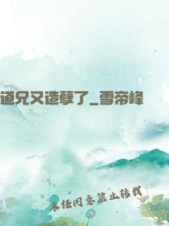 道兄又造孽了
