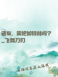 道友，买把加特林吗？