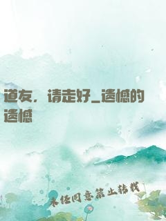 道友，请走好