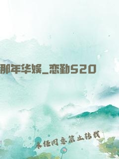 那年华娱