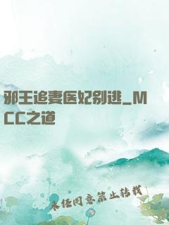 邪王追妻医妃别逃