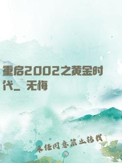 重启2002之黄金时代
