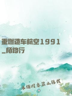 重燃造车航空1991