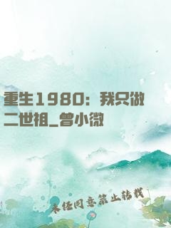 重生1980：我只做二世祖